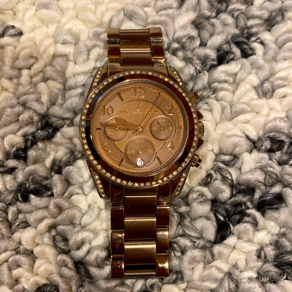 Brown/bronze Michael Kors boyfriend watch